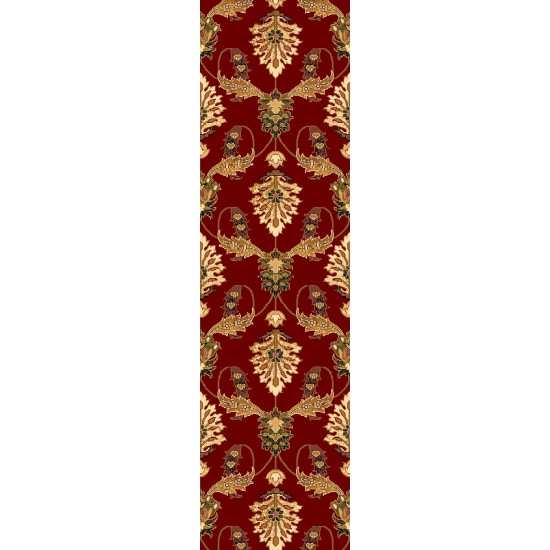 Cambridge Red Palazzo 2'2" x 7'11" Runner Rug