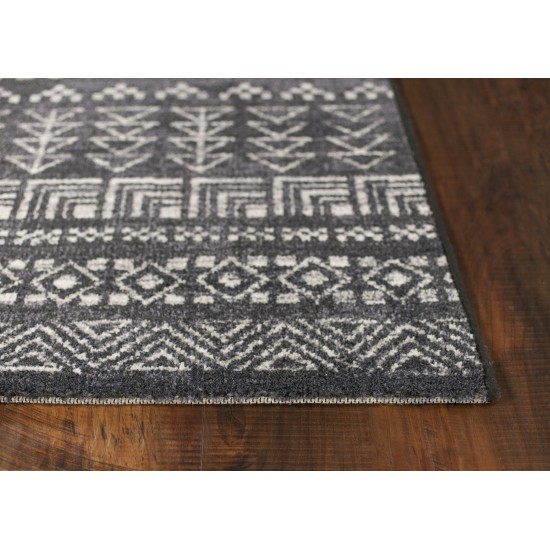 Carmen Charcoal Tulum 2'7" x 4'11" Rug