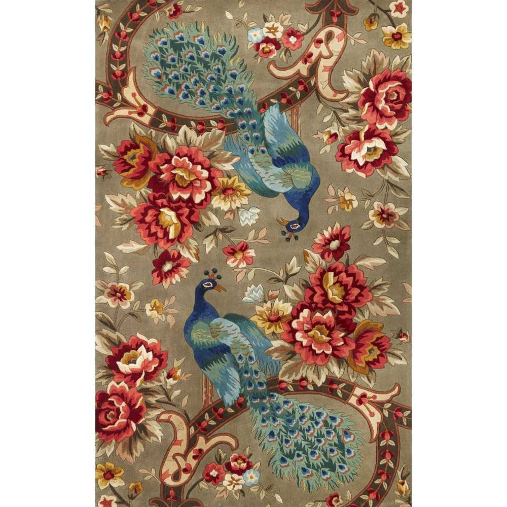 Catalina Sage Peacock Flora 30" x 50" Rug Catalina Sage Peacock Flora 30" x 50" Rug