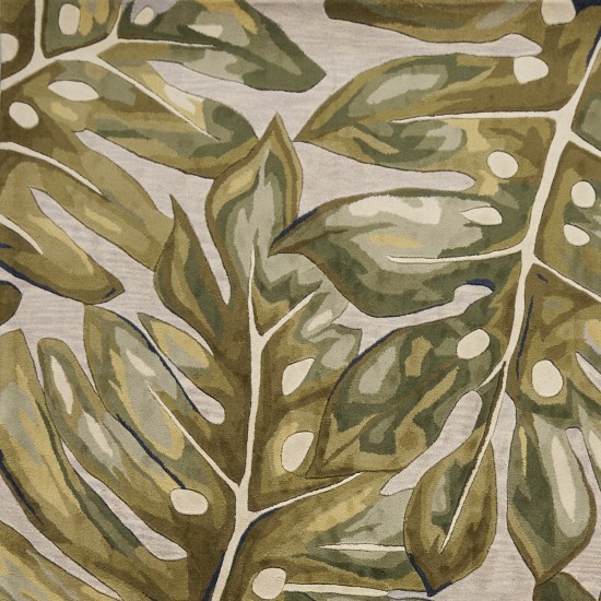 Catalina Green Palms 2'6" x 8' Runner Rug