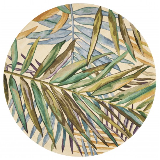 Catalina Multicolor Island Breeze 5'6" Round Rug