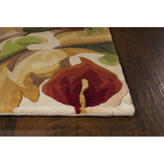 Catalina Ivory Calla Lilies 2'6" x 8' Runner Rug