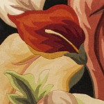 Catalina Black Calla Lilies 30" x 50" Rug