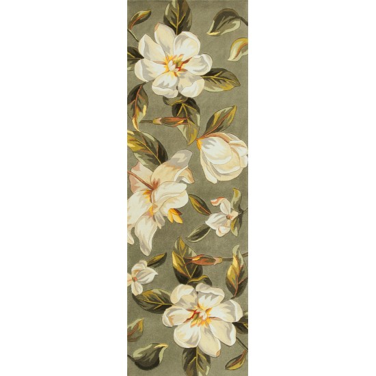 Catalina Sage Magnolia 2'6" x 8' Runner Rug