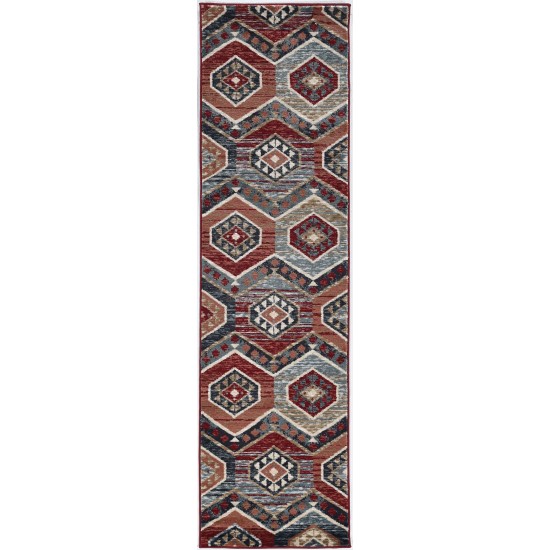 Chester Red Artisan 2' x 7'7" Runner Rug