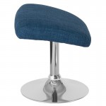 Egg Series Blue Fabric Ottoman