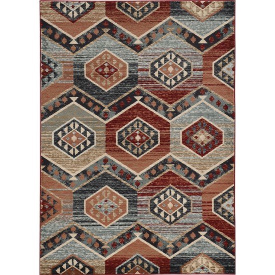 Chester Red Artisan 3'3" x 5'3" Rug