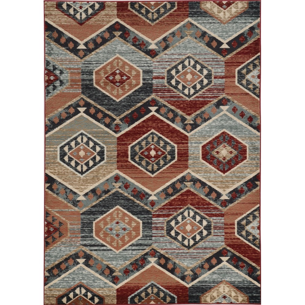 Chester Red Artisan 5'3" x 7'7" Rug Chester Red Artisan 5'3" x 7'7" Rug