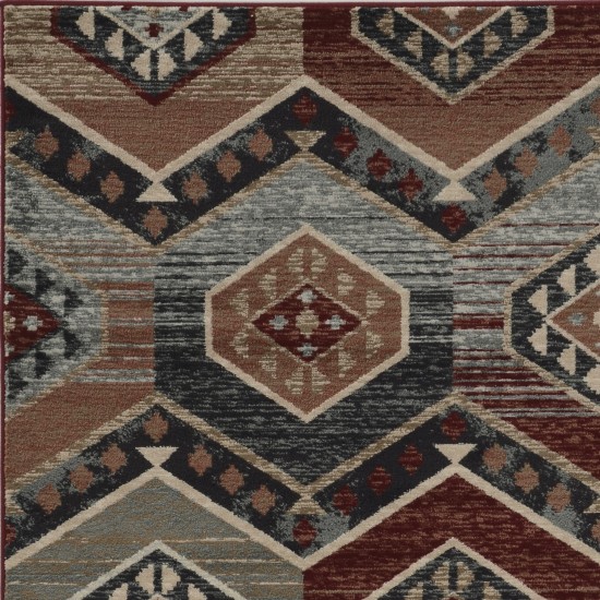 Chester Red Artisan 5'3" x 7'7" Rug