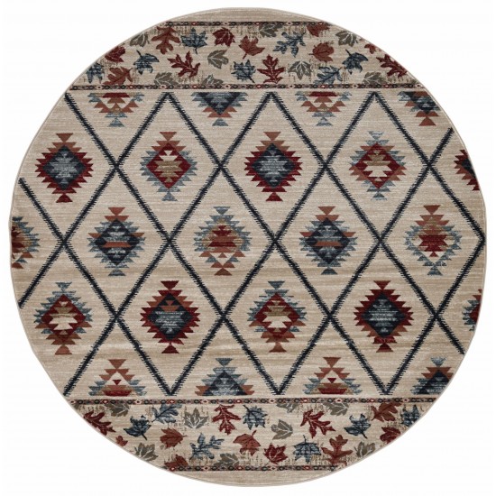 Chester Ivory Harvest 7'10" Round Rug