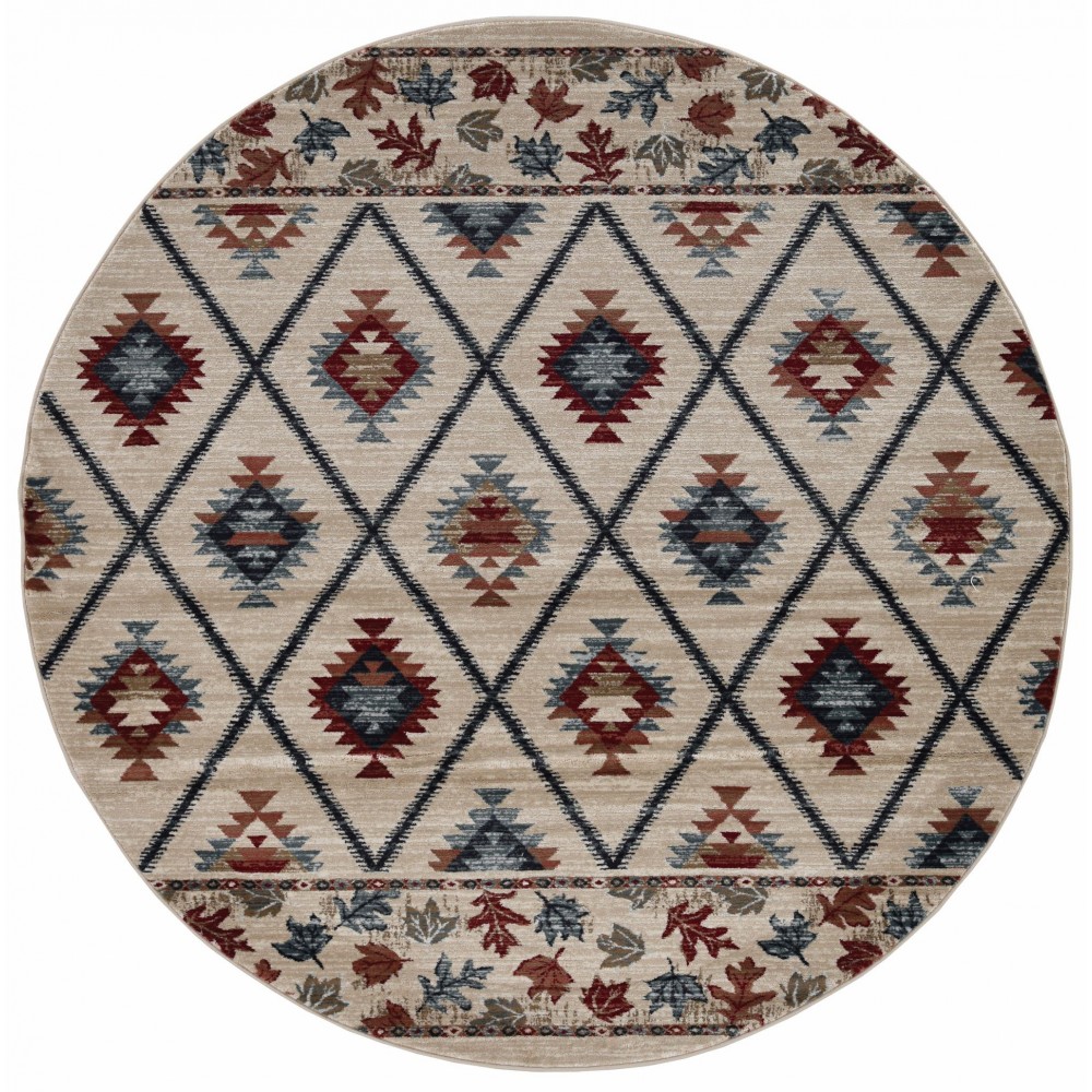 Chester Ivory Harvest 7'10" Round Rug