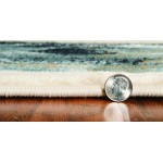 Chester Ivory/Blue Montana 2' x 7'7" Runner Rug