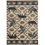 Chester Ivory/Blue Montana 9' x 12' Rug