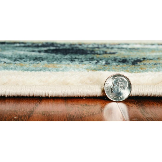Chester Ivory/Blue Montana 9' x 12' Rug