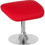 Egg Series Red Fabric Ottoman