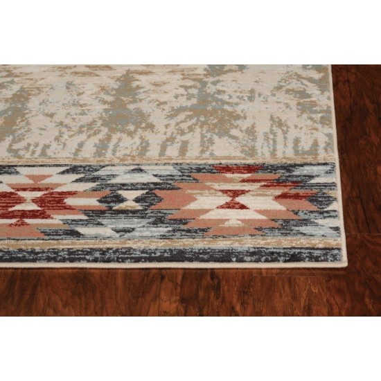 Chester Ivory Pines 2' x 7'7" Runner Rug