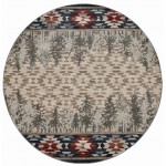 Chester Ivory Pines 7'10" Round Rug