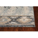 Chester Slate Blue Pines 2' x 7'7" Runner Rug