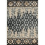 Chester Slate Blue Pines 3'3" x 5'3" Rug