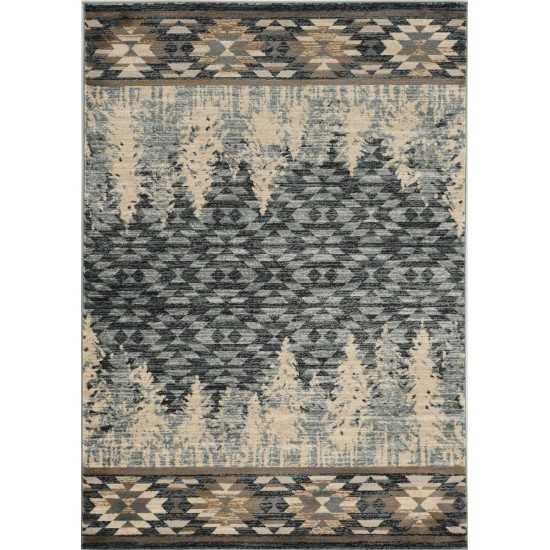 Chester Slate Blue Pines 7'10" x 9'10" Rug