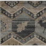 Chester Seafoam Woodlands 2' x 7'7" Runner Rug