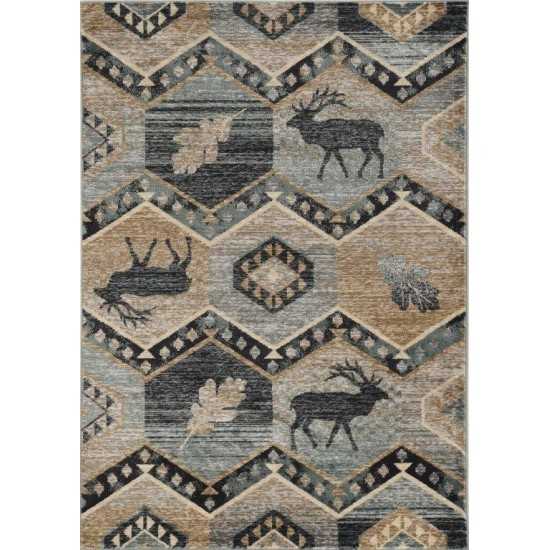 Chester Seafoam Woodlands 3'3" x 5'3" Rug