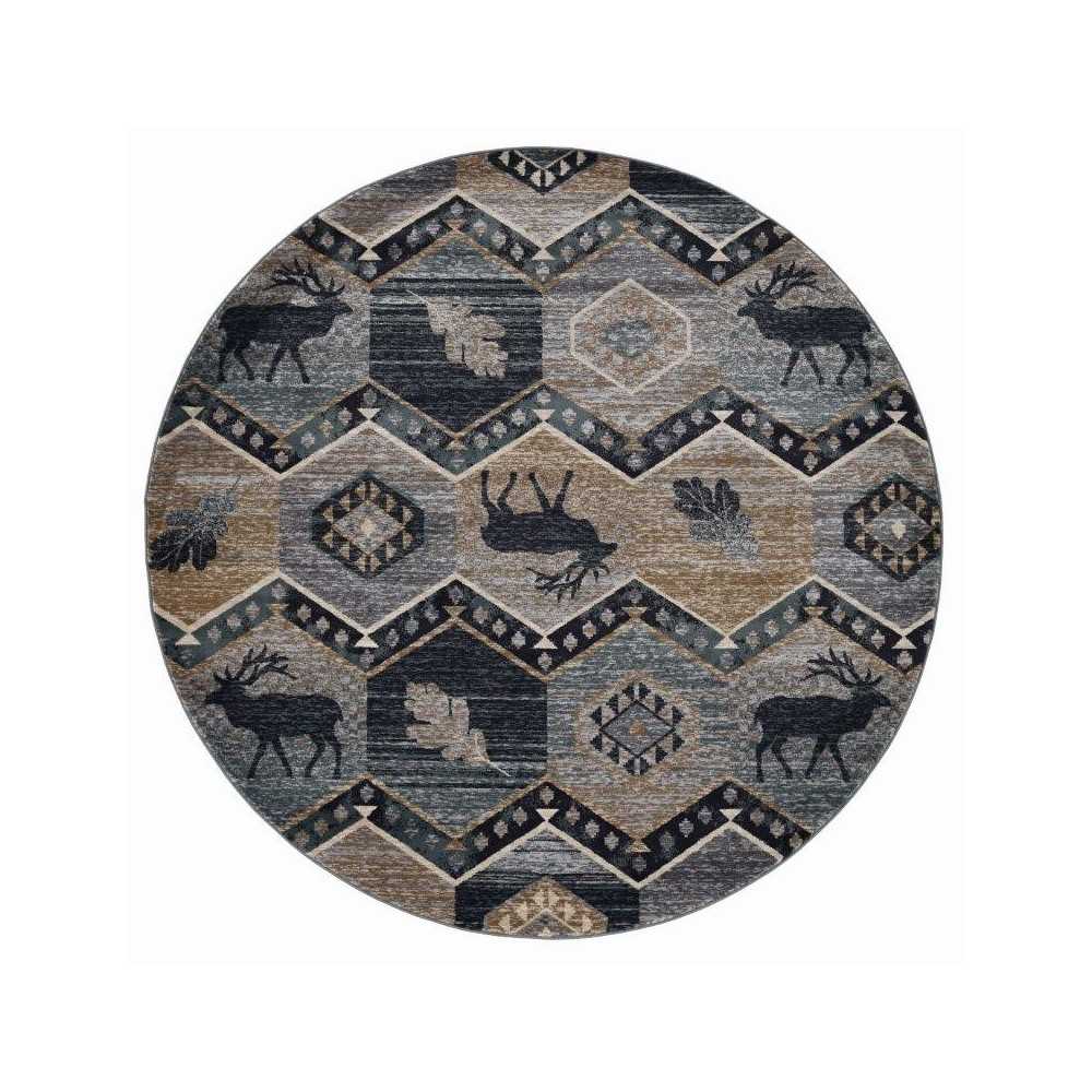 Chester Seafoam Woodlands 7'10" Round Rug Chester Seafoam Woodlands 7'10" Round Rug