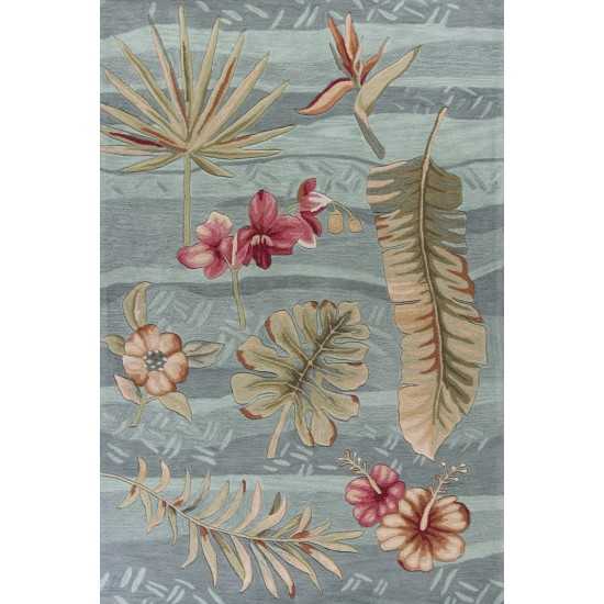 Coral Seafoam Visions 5' x 7'6" Rug