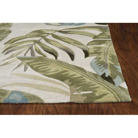 Coral Ivory Breeze 2'3" x 7'6" Runner Rug