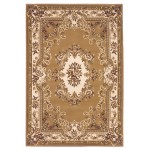 Corinthian Beige/Ivory Aubusson 9'10" x 13'2" Rug
