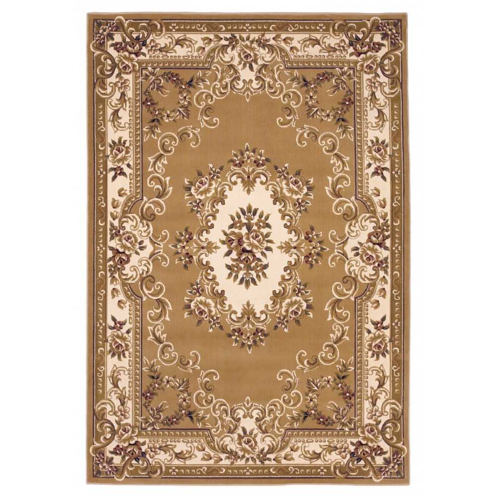 Corinthian Beige/Ivory Aubusson 9'10" x 13'2" Rug Corinthian Beige/Ivory Aubusson 9'10" x 13'2" Rug