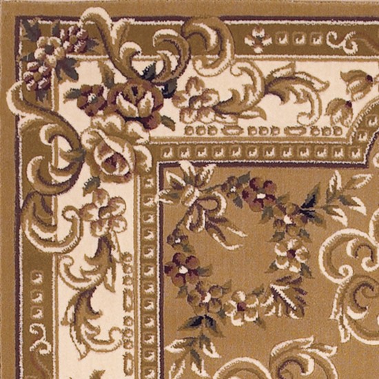 Corinthian Beige/Ivory Aubusson 9'10" x 13'2" Rug