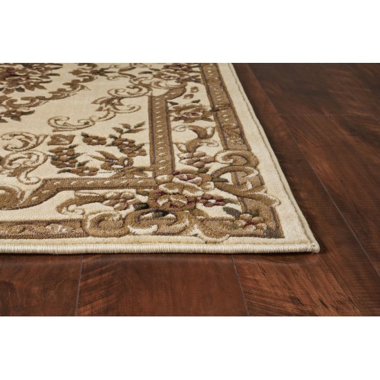 Corinthian Ivory Aubusson 20" x 31" Rug