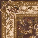 Corinthian Plum/Ivory Aubusson 20" x 31" Rug