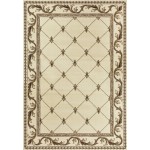 Corinthian Ivory Fleur-De-Lis 2'3" x 3'3" Rug