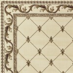 Corinthian Ivory Fleur-De-Lis 2'3" x 3'3" Rug