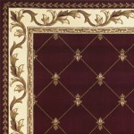 Corinthian Red Fleur-De-Lis 7'7" x 10'10" Rug