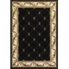 Corinthian Black Fleur-De-Lis 3'3" x 4'11" Rug