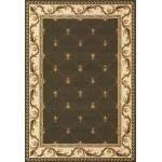 Corinthian Green Fleur-De-Lis 20" x 31" Rug