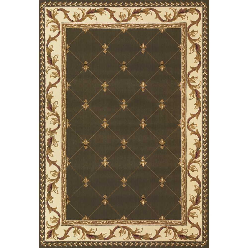 Corinthian Green Fleur-De-Lis 20" x 31" Rug