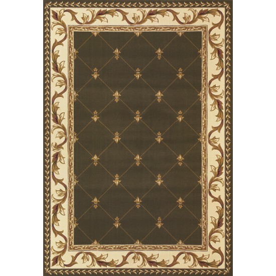 Corinthian Green Fleur-De-Lis 9'10" x 13'2" Rug