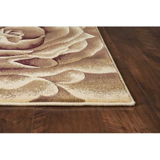 Corinthian Ivory Floral Splendor 20" x 31" Rug