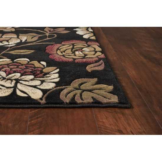 Corinthian Black Bella 3'3" x 4'11" Rug