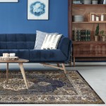 Corsica Navy Delaney 3'3"X 4'11" Rug