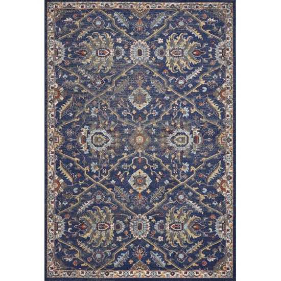 Corsica Royal Blue Courtyard 5'3"X 7'7" Rug