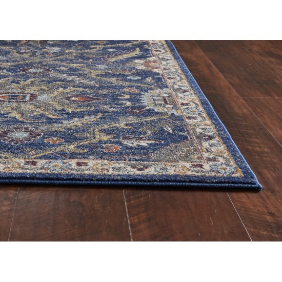 Corsica Royal Blue Courtyard 5'3"X 7'7" Rug