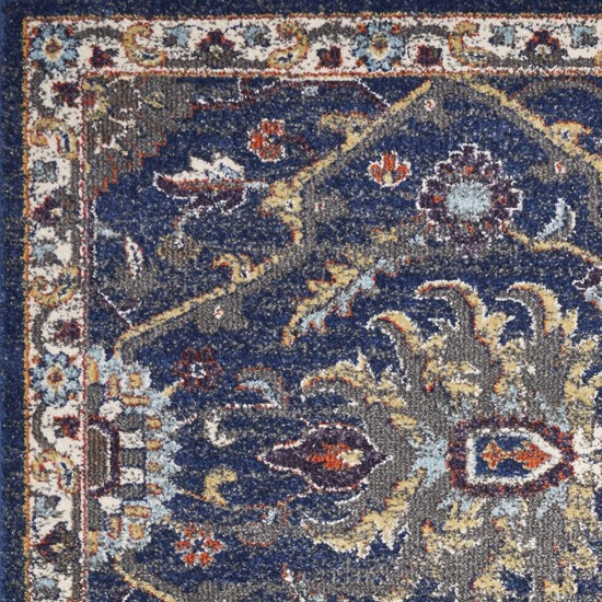 Corsica Royal Blue Courtyard 7'10"X 10'10" Rug