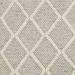 Cortico Grey Diamonds 3'3" x 5'3" Rug