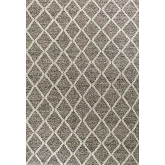 Cortico Dark Grey Diamonds 3'3" x 5'3" Rug