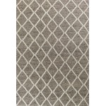 Cortico Dark Grey Diamonds 5' x 7' Rug